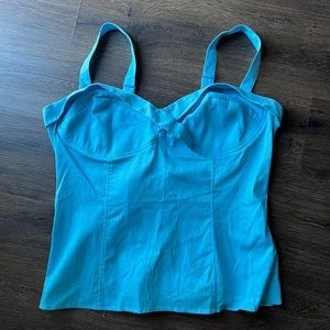 BNWT Pinup Couture Aqua Vixen Vamp Pinup Top 4XL